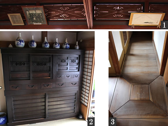 玄関と天井・欄間など